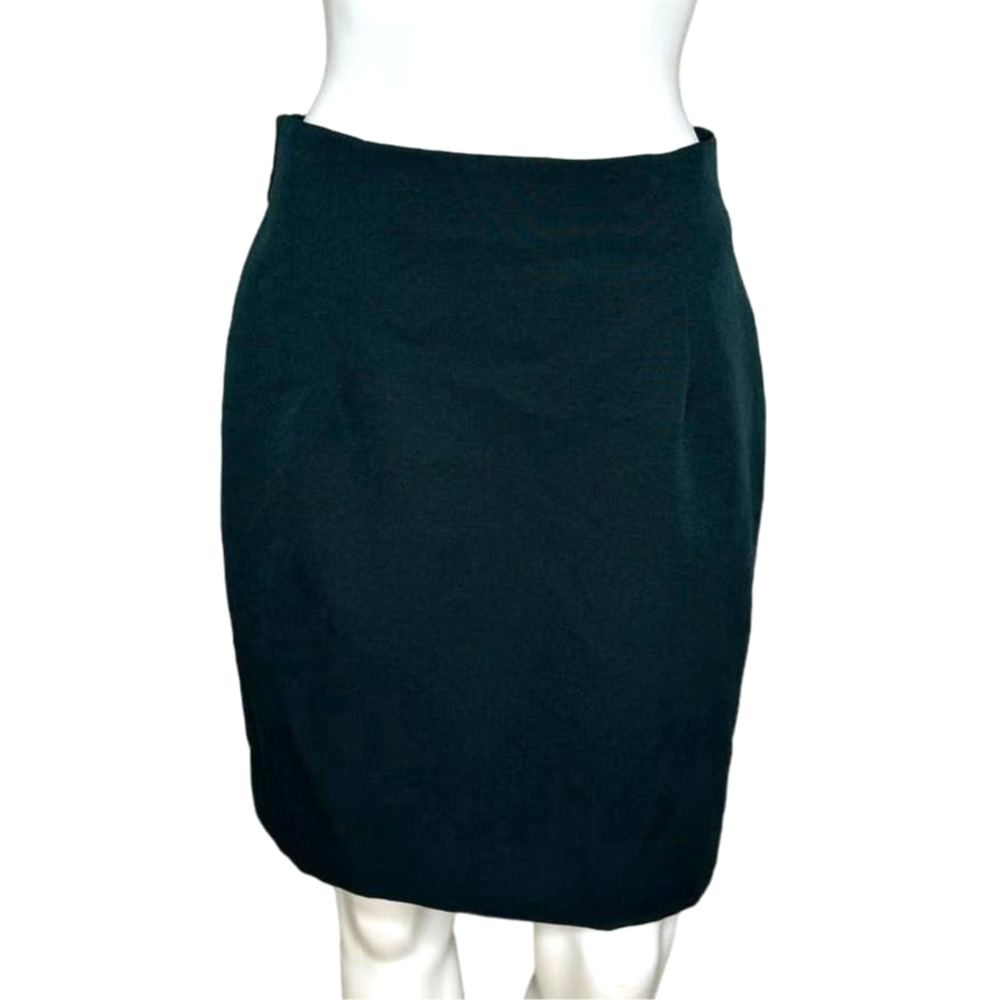 All That Jazz Skirt Womens 4 Dark Green Pencil Skirt Straight Mini Retro Vintage